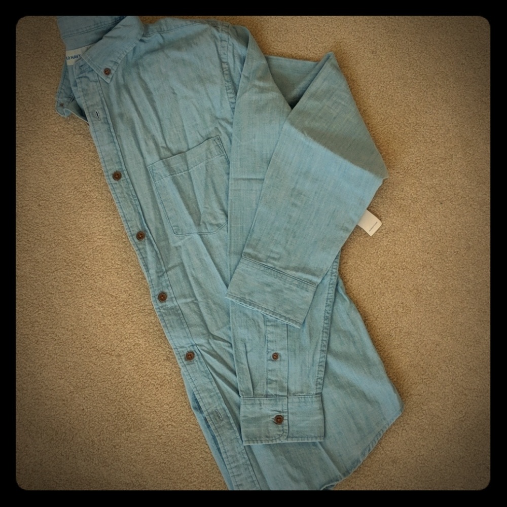 Men's Slim Long Sleeve Button Up Shirt